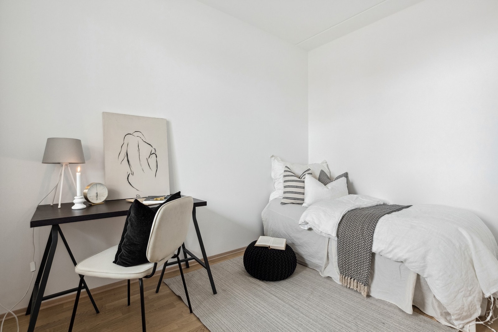 Soverom på 7,4 kvm. Galleribilde