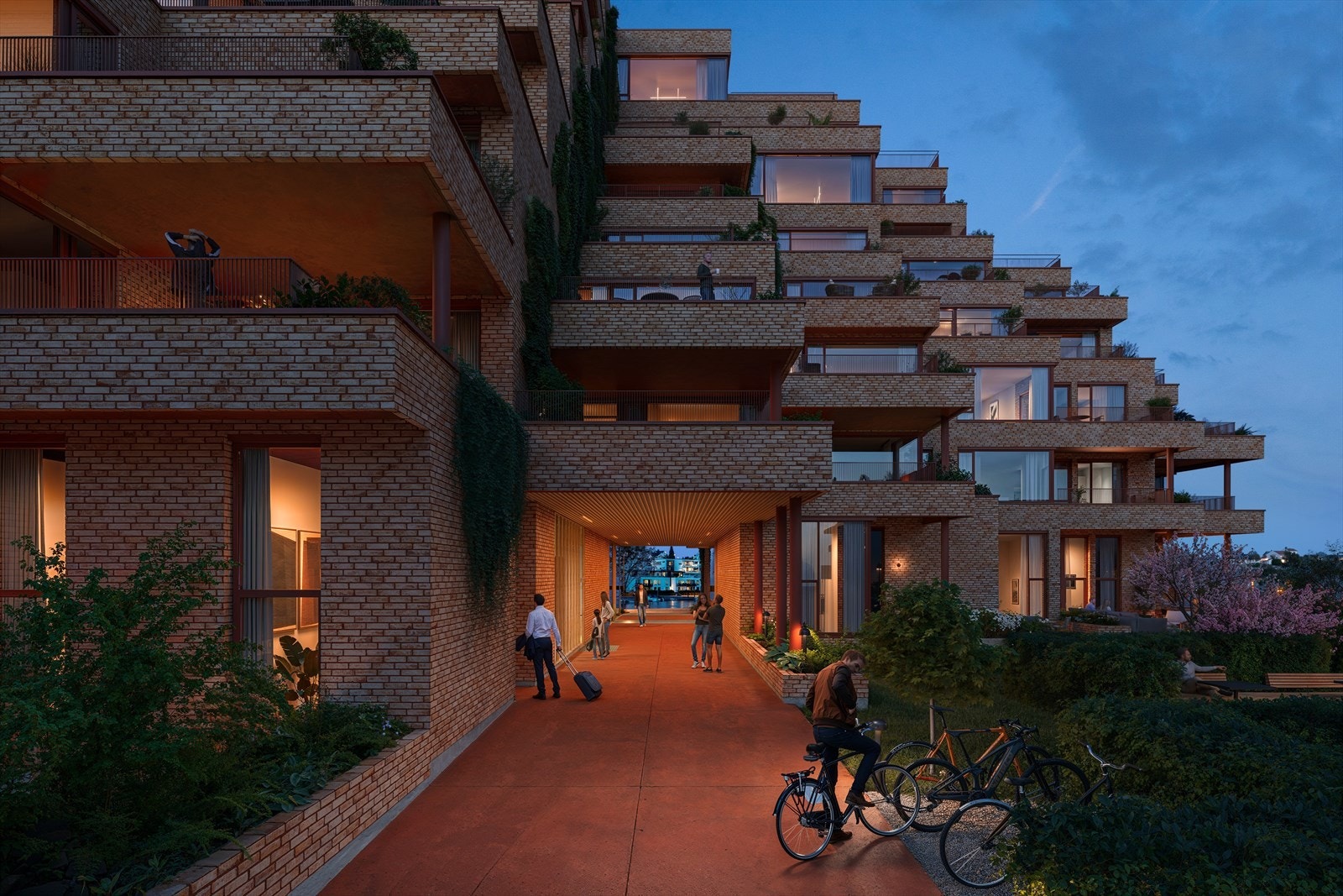 Illustrasjon - inngangsparti by night.jpg Galleribilde