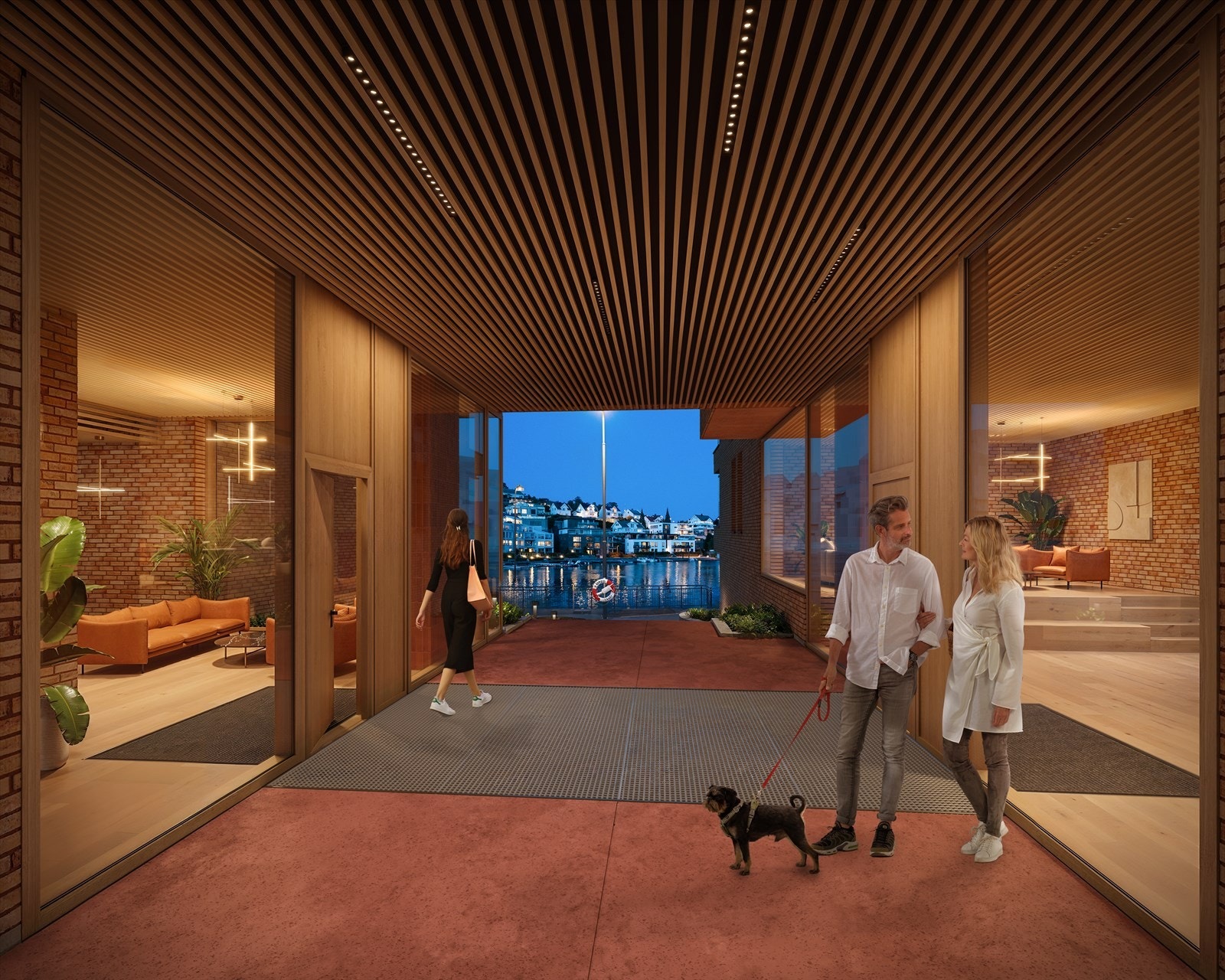 Illustrert inngangsparti by night.jpg Galleribilde