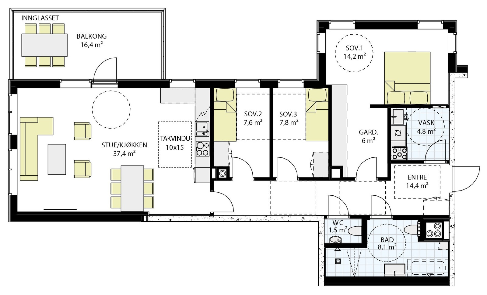 Toppleilighet 502 Galleribilde
