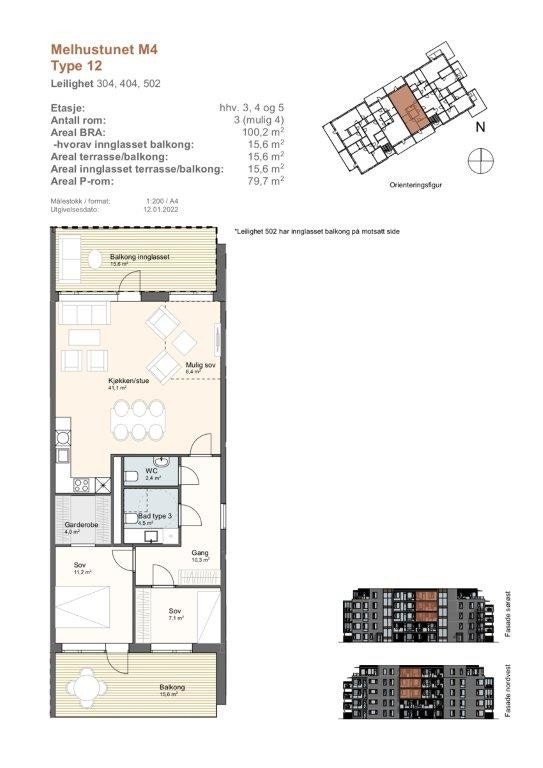 Planskisse Galleribilde