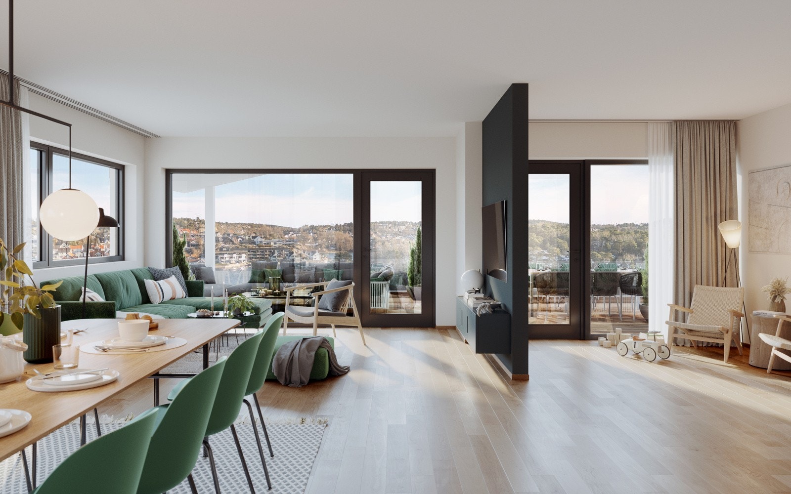 Illustrasjonsbilde: Bildet viser ikke nødvendigvis helt korrekt ferdigstillelse av prosjektet, men gir et bilde på fremtidig planlagt utbygning. Galleribilde