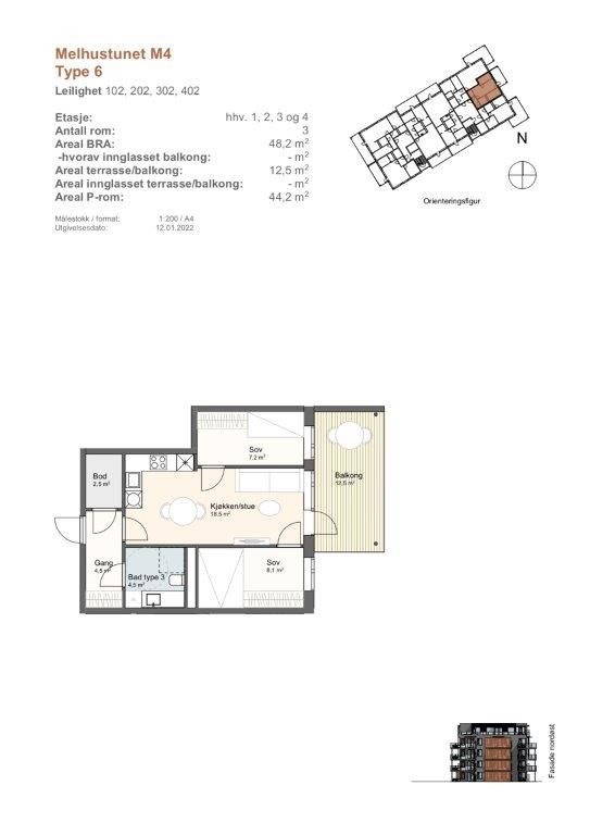 Planskisse Galleribilde