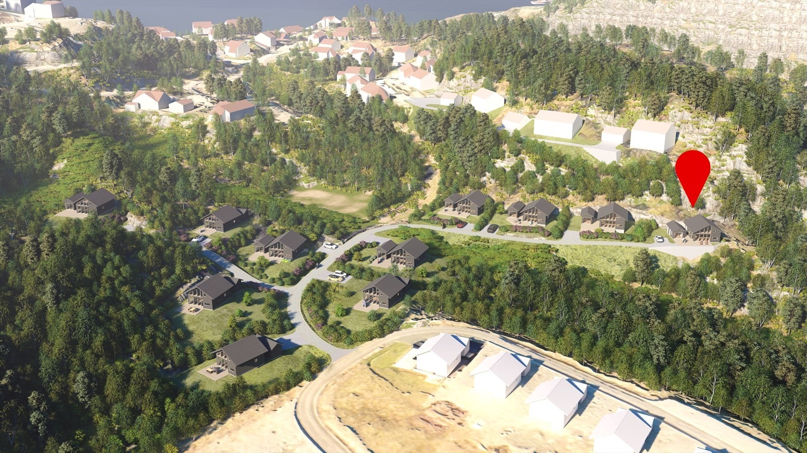 Oversikt Hagestadhøgda B2 - illustrasjon Galleribilde