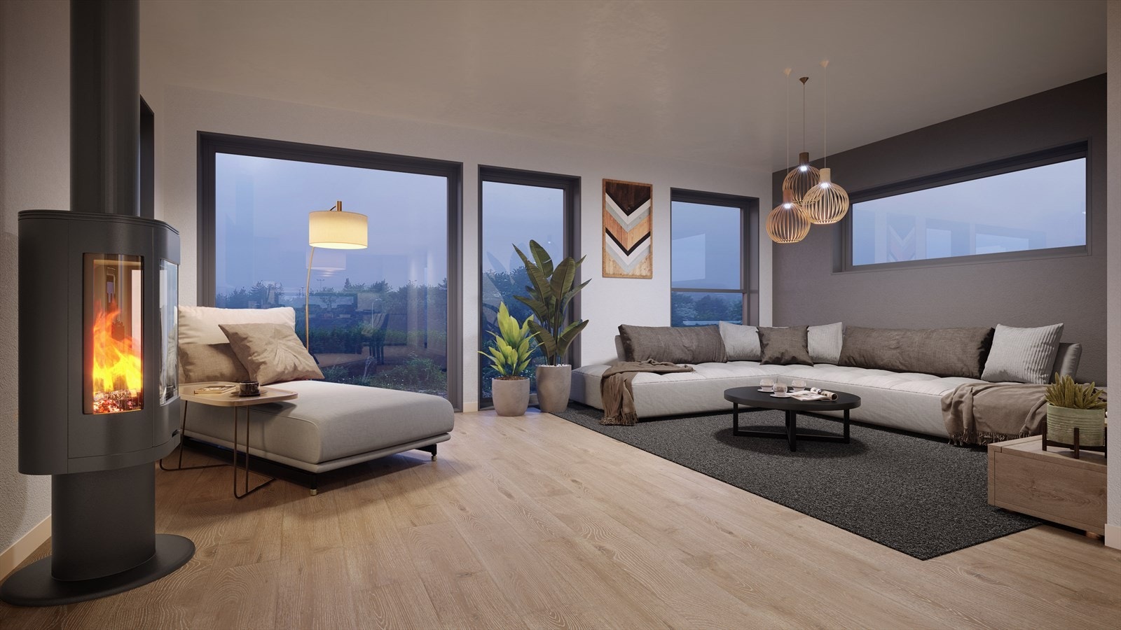 Boligtype 3: Med store vindusflater og god utsikt. Galleribilde