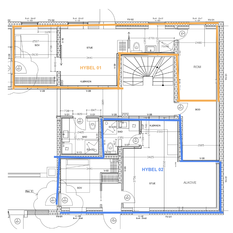 Hybel 01 er ledig Galleribilde