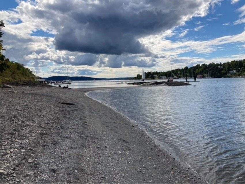 Sydstranda en liten gåtur unna Galleribilde