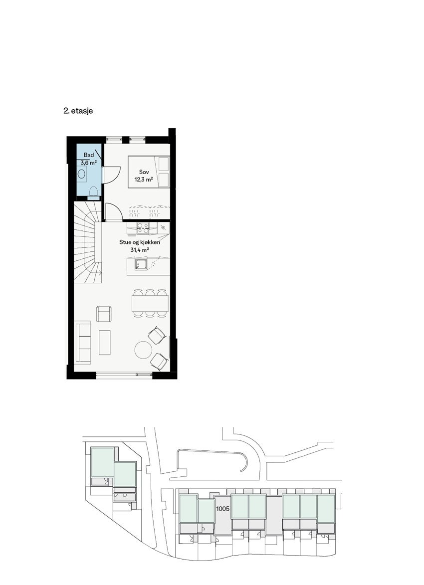 Bolig 1005, 2.etg Galleribilde