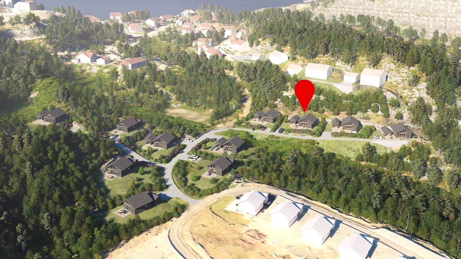 Oversikt Hagestadhøgda område B2 - illustrasjon Galleribilde