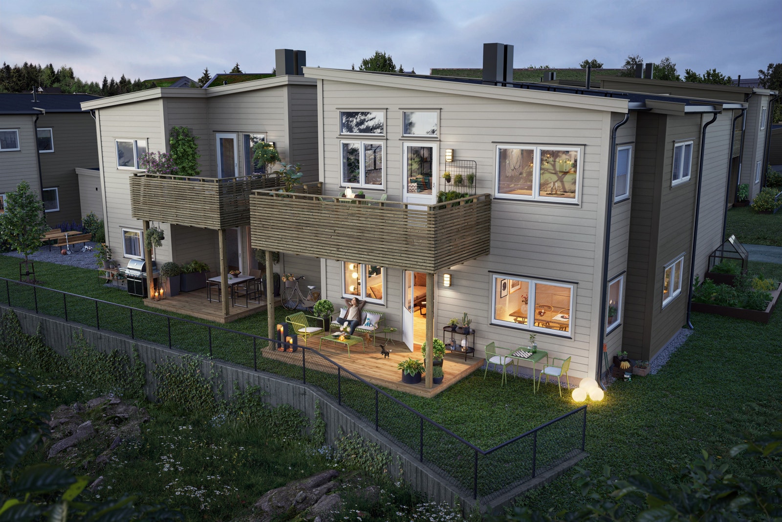 Fasade Hus 4 Galleribilde