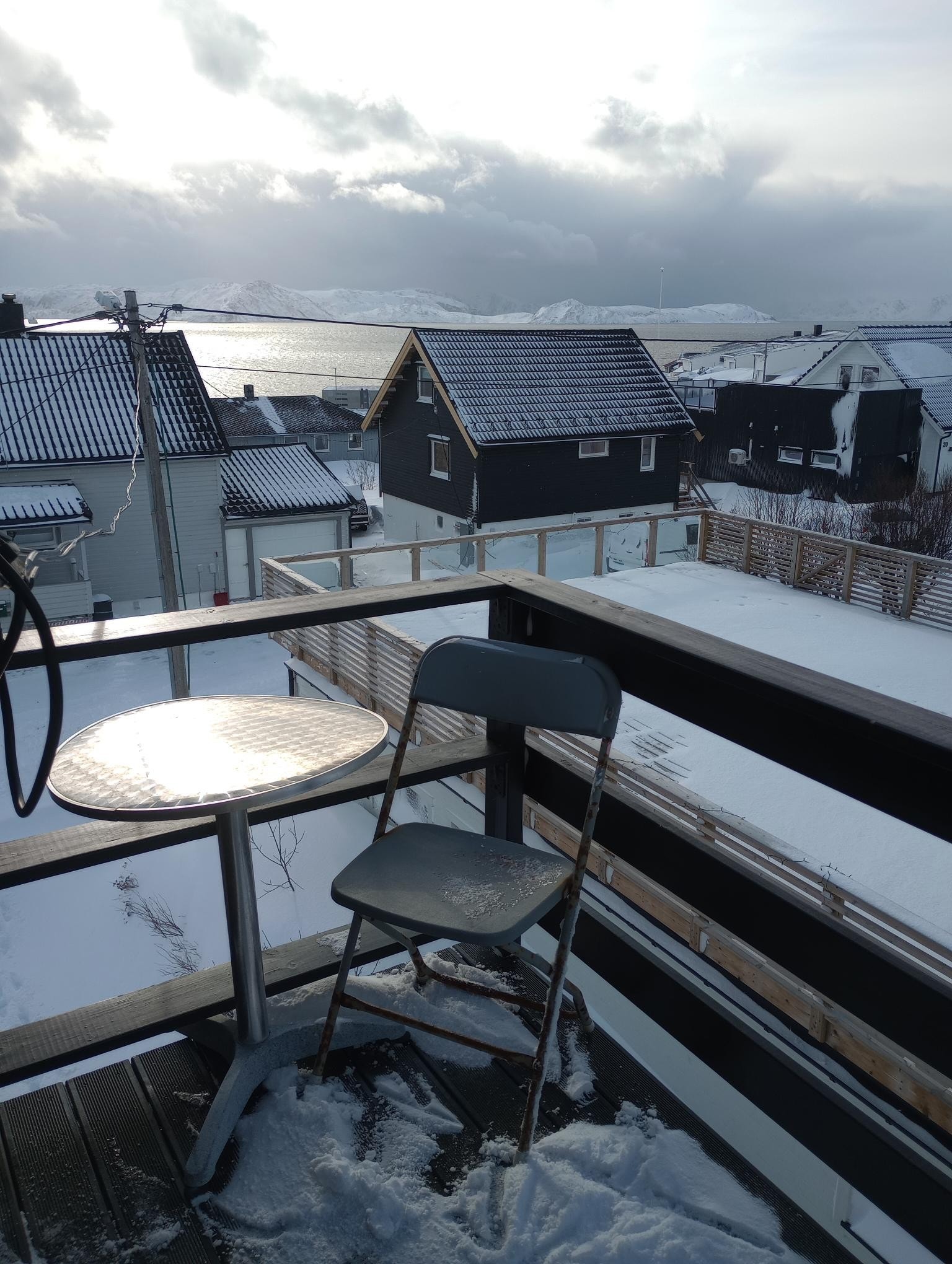 Utsikt fra balkongen. Galleribilde