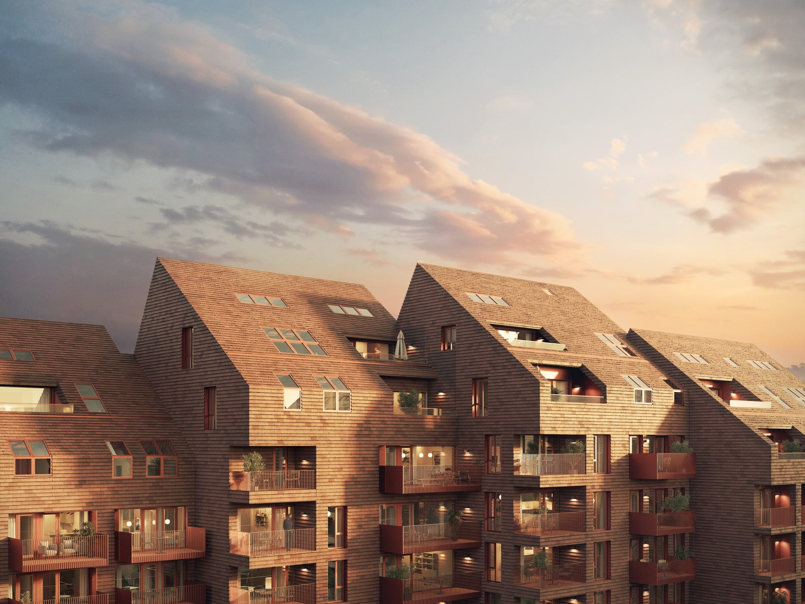 For de som foretrekker å jobbe eller studere utenfor hjemmet, tilbyr byggene også moderne kontorhuber. Galleribilde