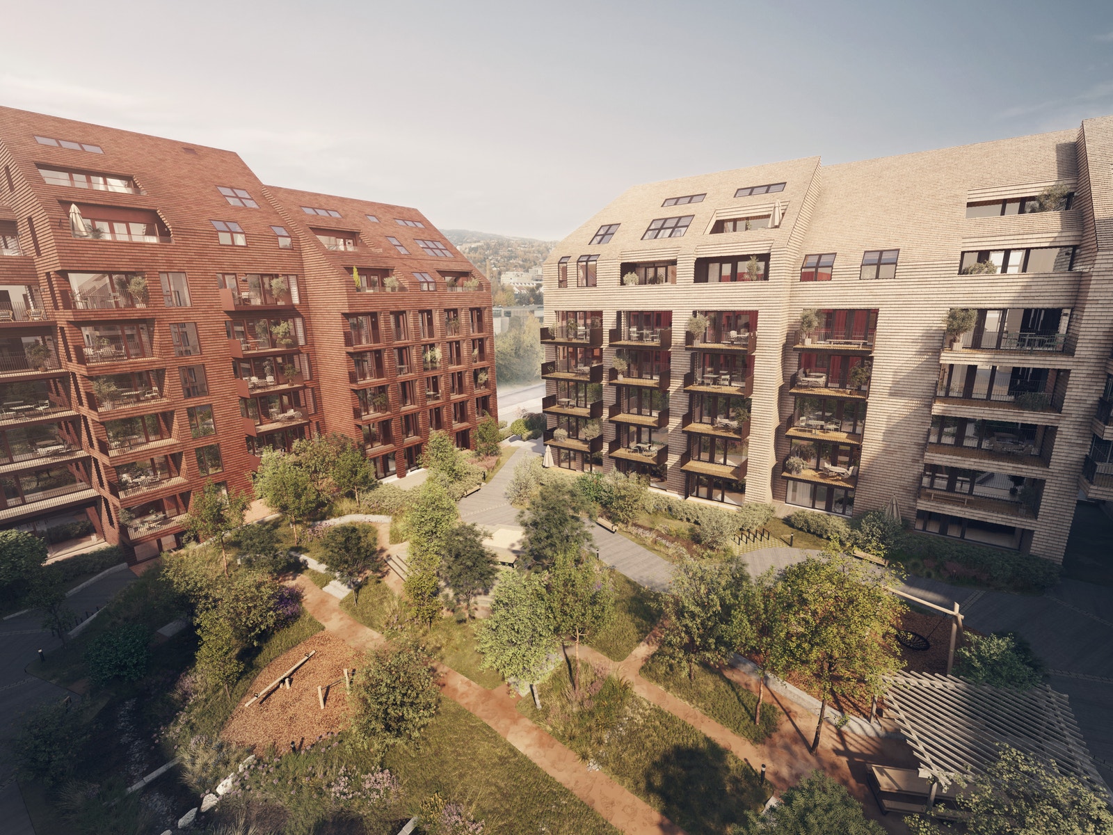 Bygg Rode og Eger. Dette er en illustrasjon, og avvik kan forekomme. Galleribilde