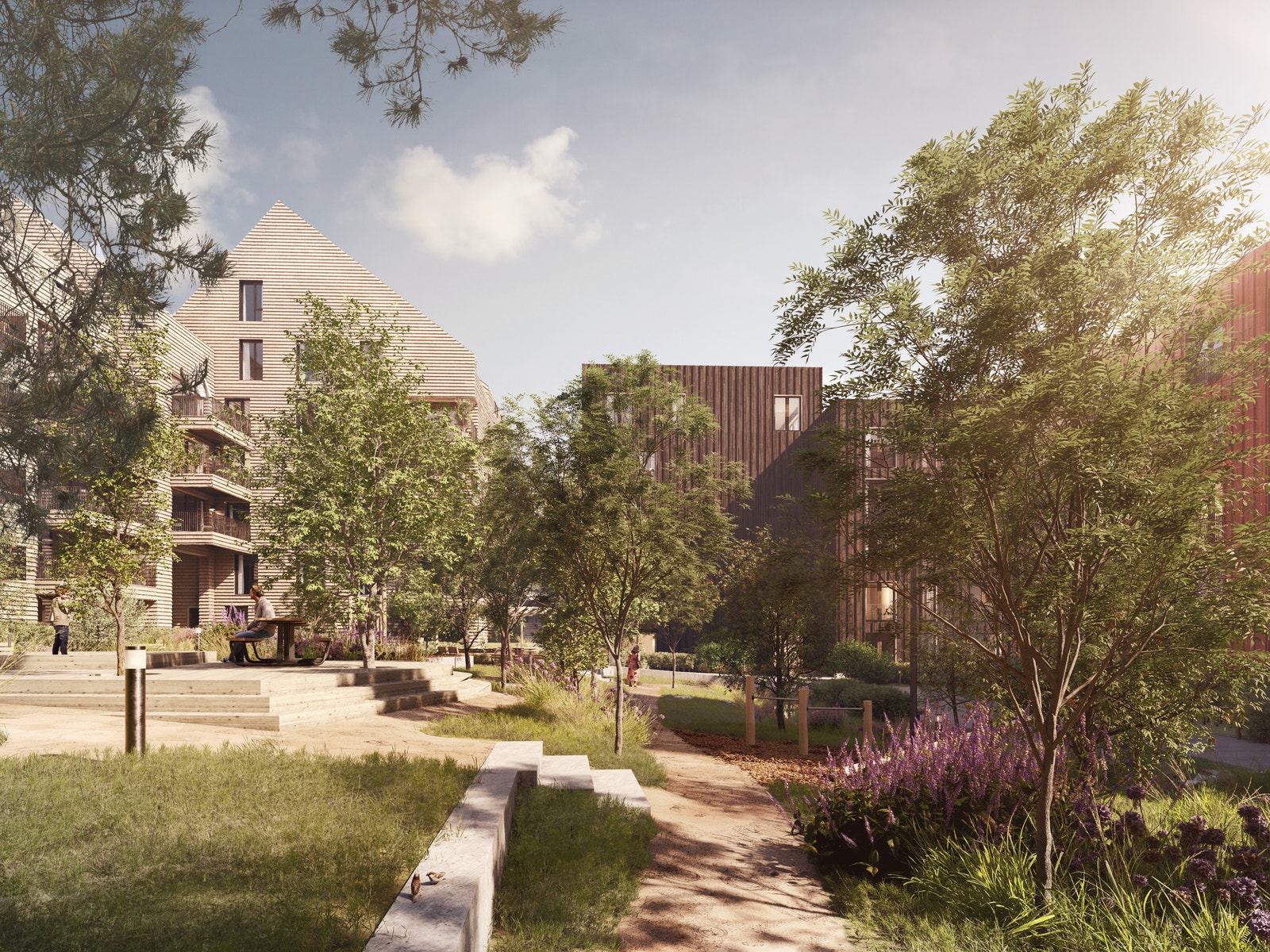 Poulssons Kvarter tilbyr beboerne flere fellesarealer og fasiliteter som skaper gode rammer for både bokvalitet og et trivelig naboskap. Dette er en illustrasjon, og avvik kan forekomme. Galleribilde