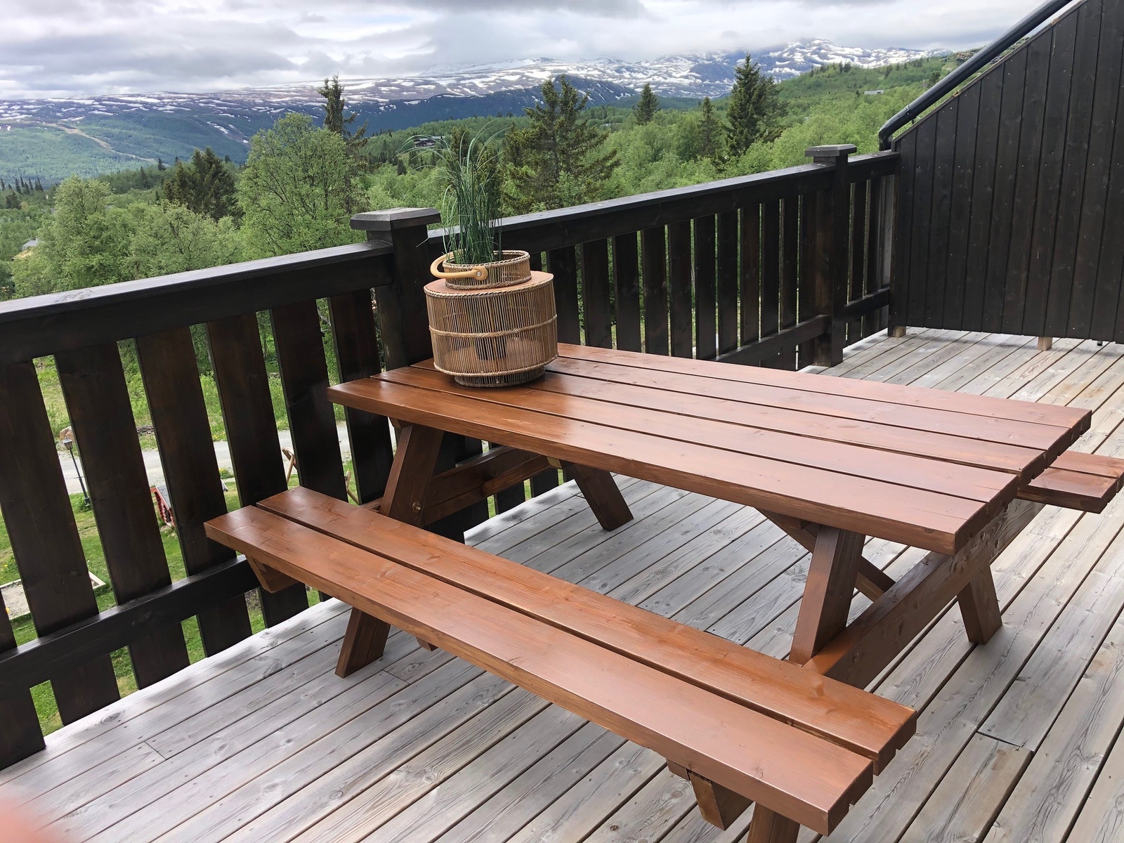 Stor terrasse på 25 m2 Galleribilde