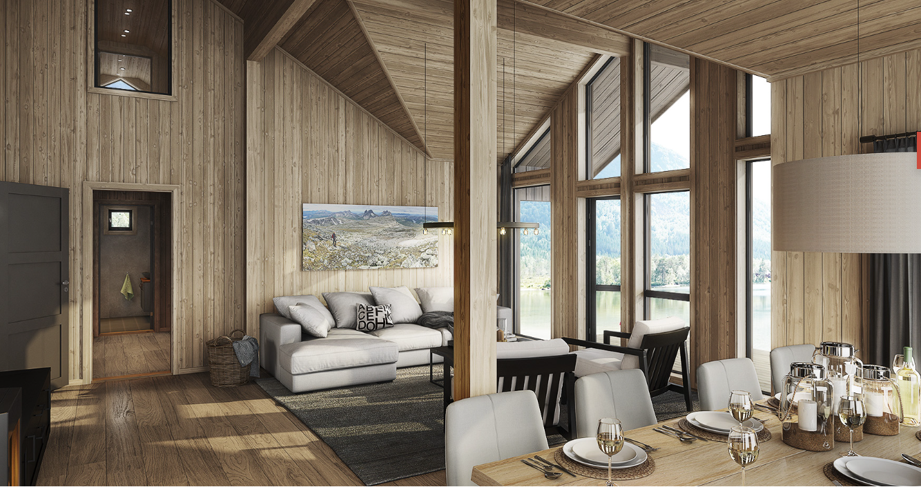 Illustrasjons fra Saltdalshytta, Kubakken 15 Galleribilde