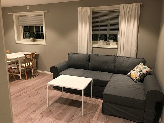 Koselig sofakrok med sovesofa Galleribilde