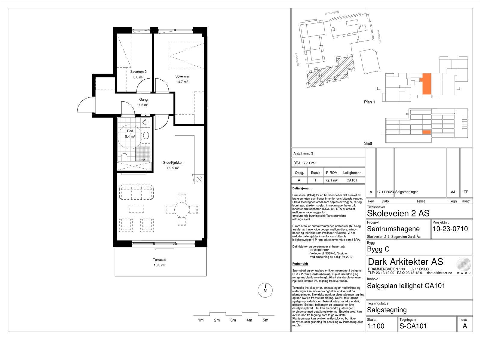 S-CA101 - Salgsplan leilighet CA101.jpg Galleribilde