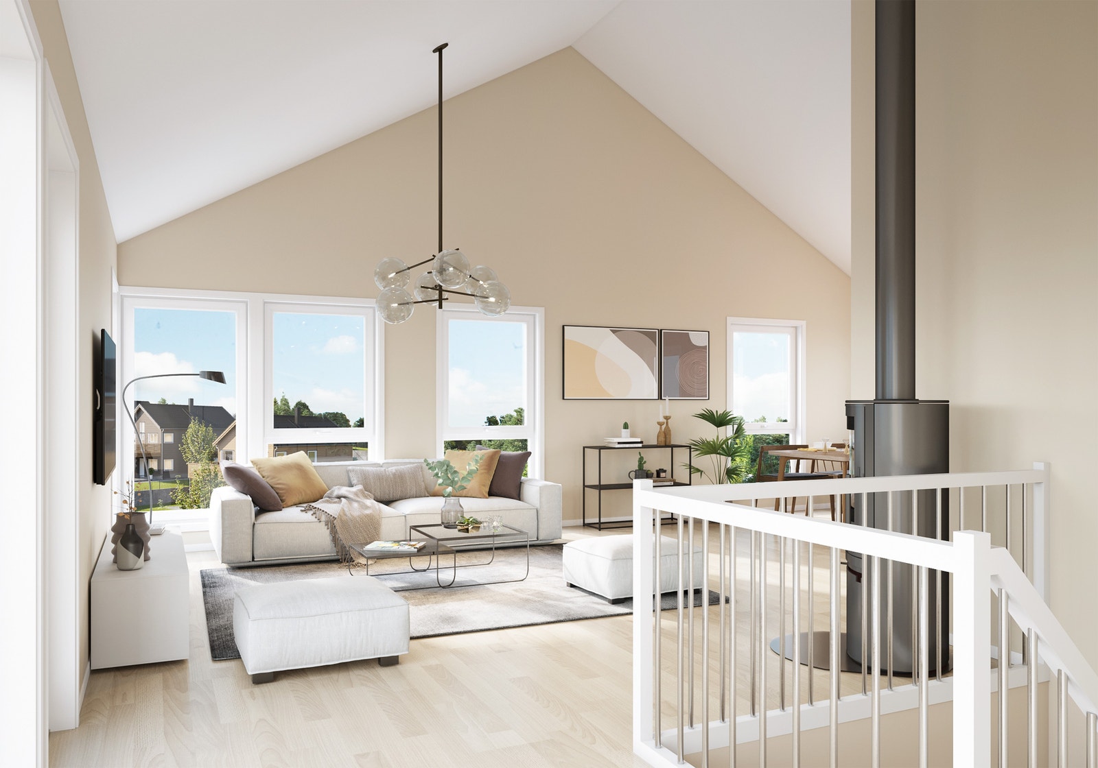 Illustrasjon: Hus 7 og 9 er like Galleribilde