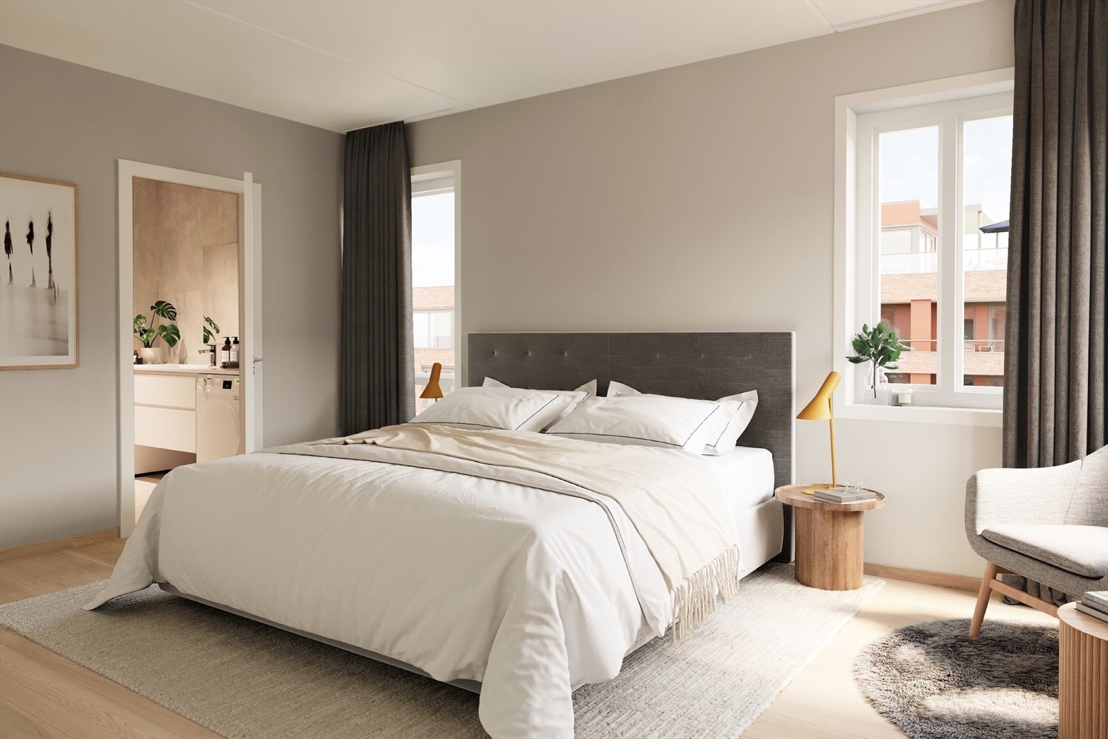 Mastersoverom med eget bad Galleribilde