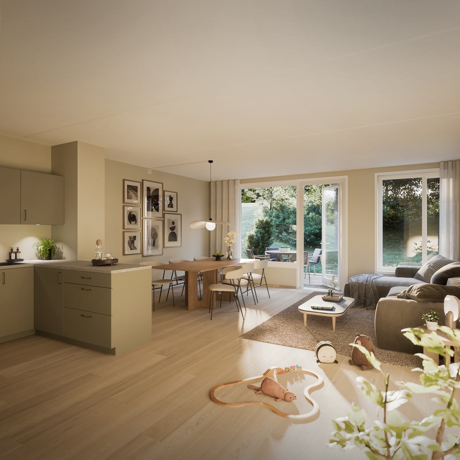 Perfekt townhouse for barnefamilier Galleribilde