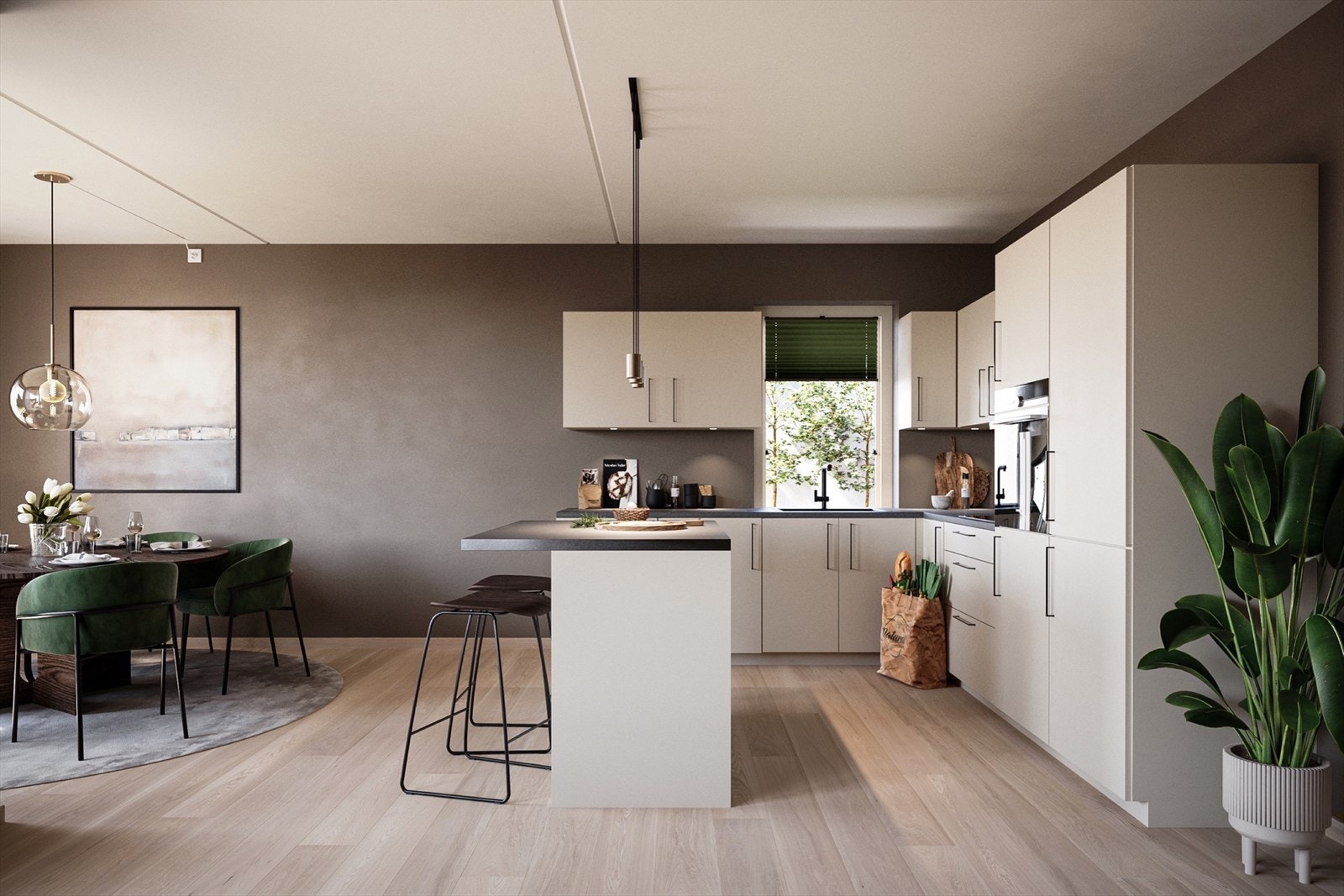 Kjøkken og spisestue Galleribilde