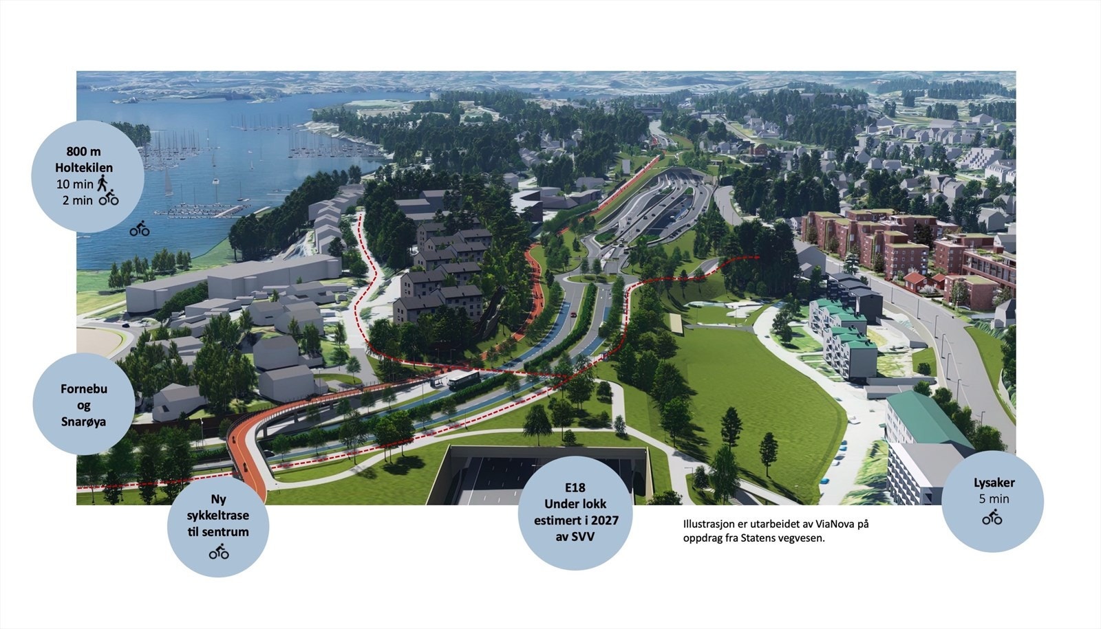 Vegvesenets skisse av Stabekklokket Galleribilde