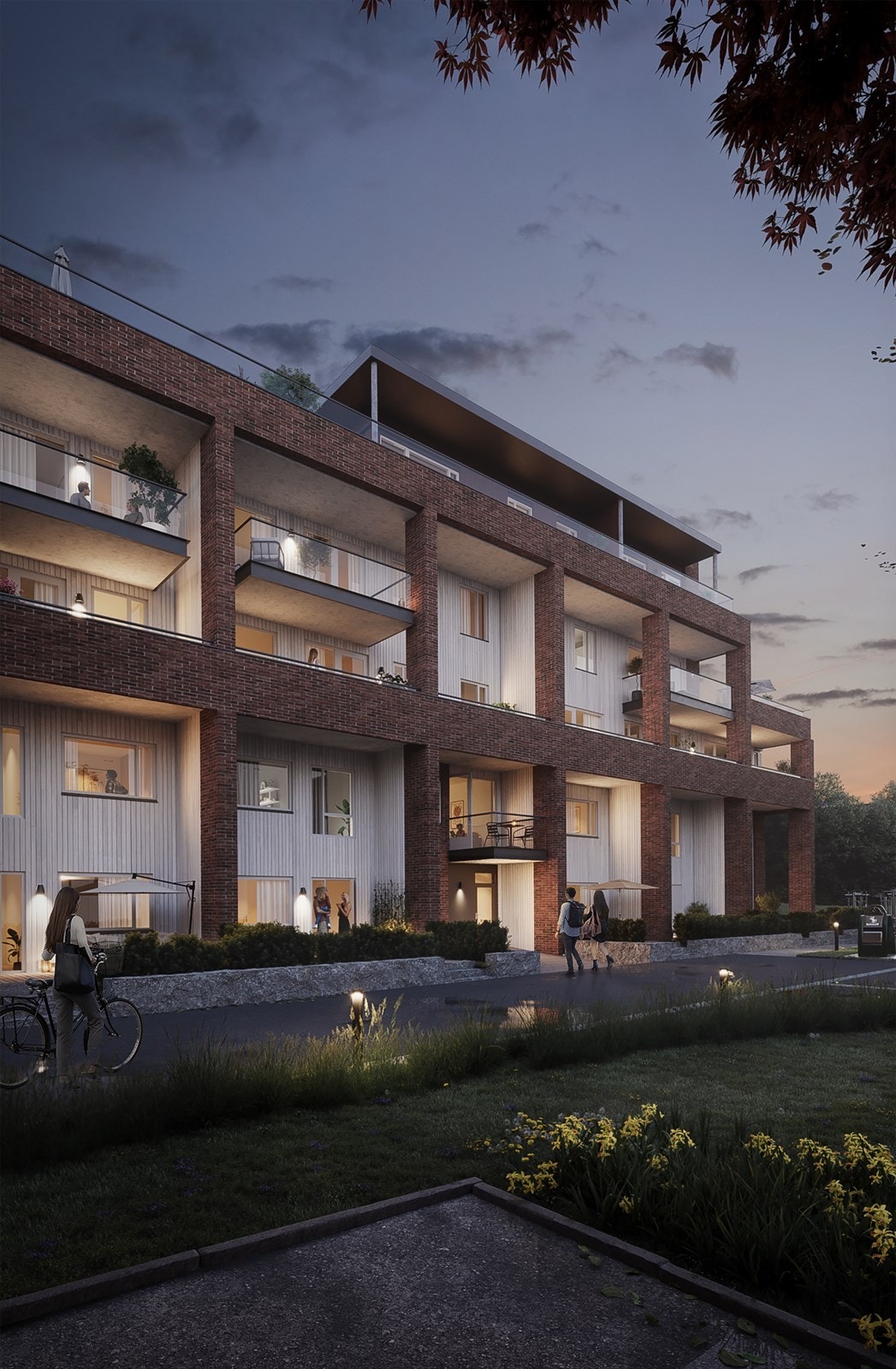 Townhouse over 2 plan i 1. og 2. etasje Galleribilde