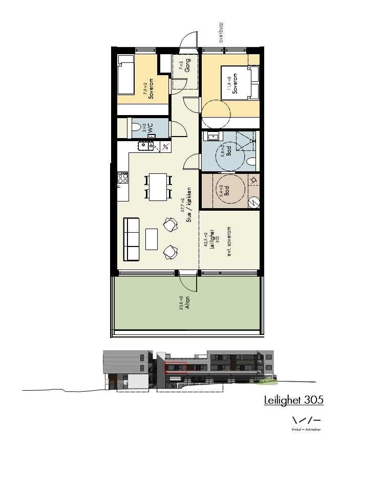 Isvik brygge leilighet 305.jpg Galleribilde