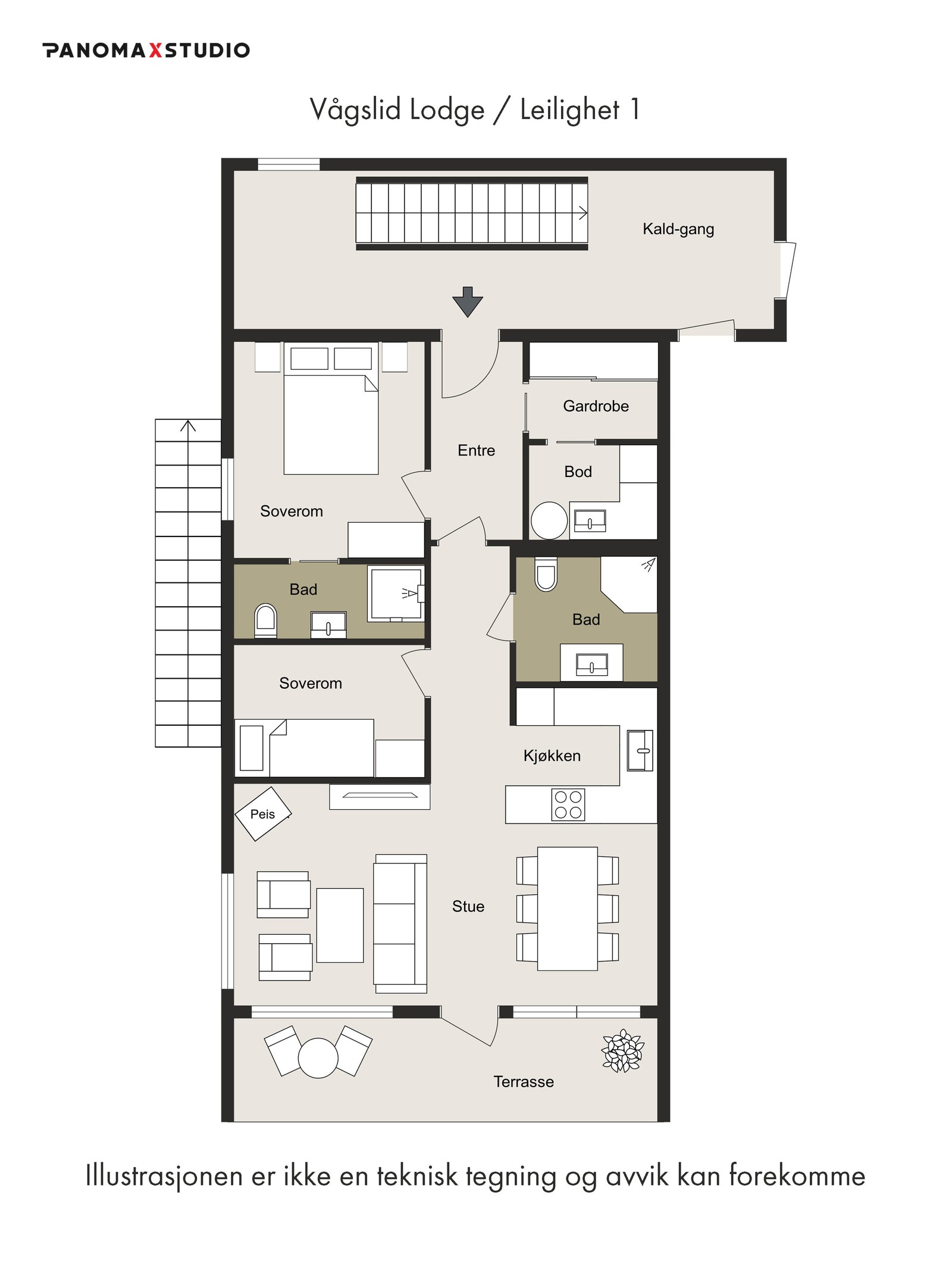 Leilighet nr. 1 Galleribilde