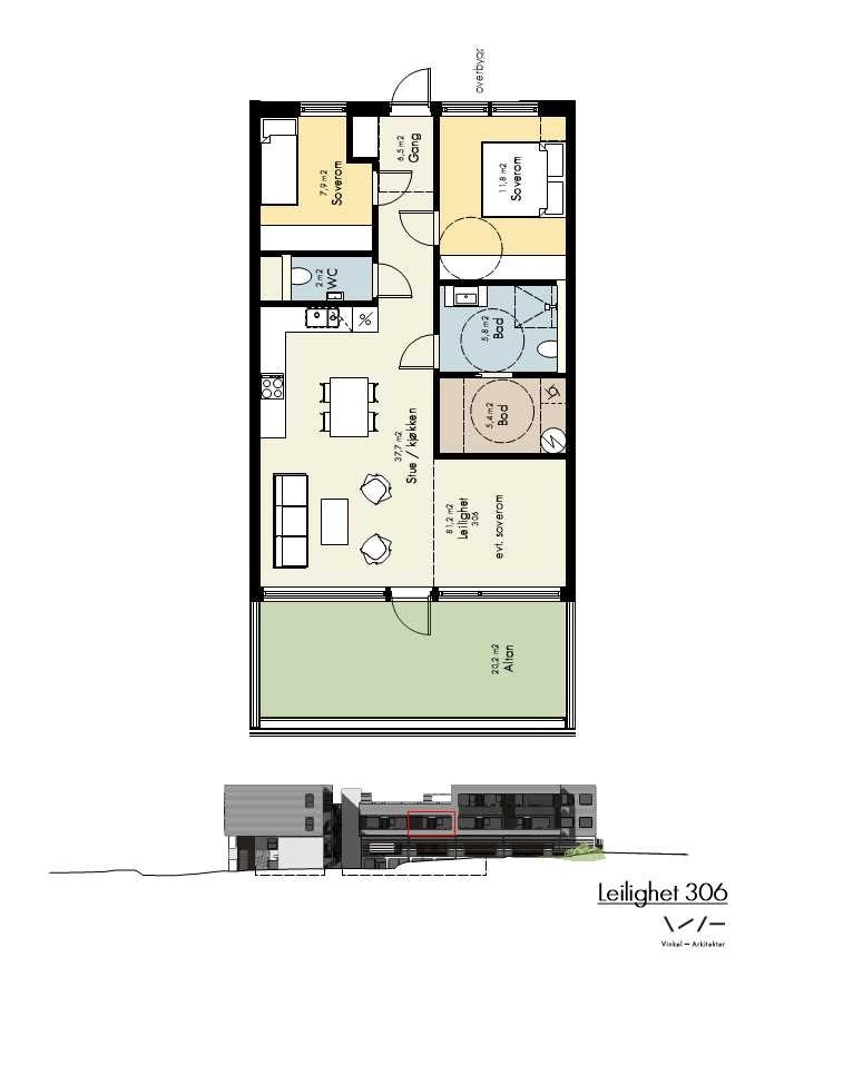 Isvik brygge leilighet 306.jpg Galleribilde