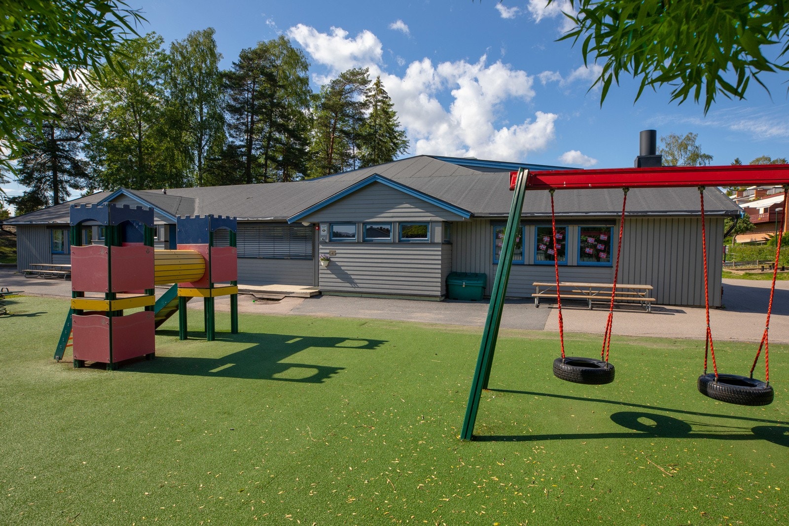 Barnehage og barneskole på Kurland. Galleribilde