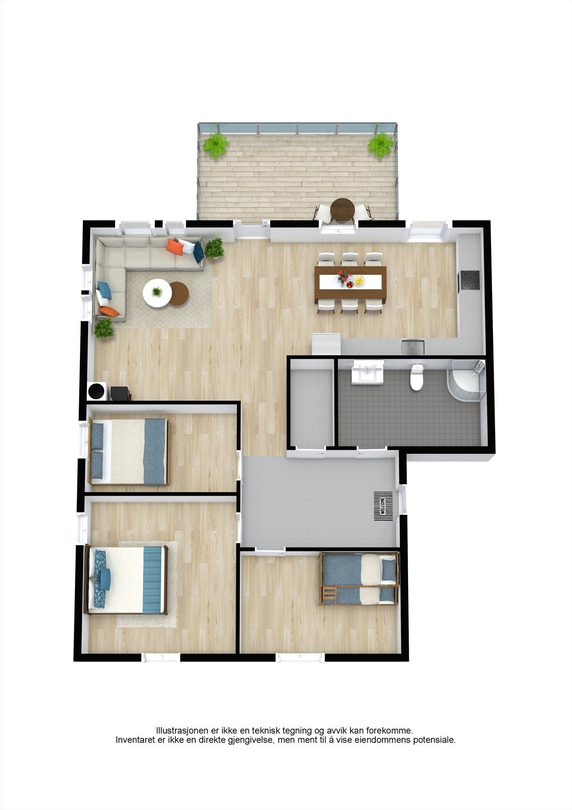 Plantegning Galleribilde