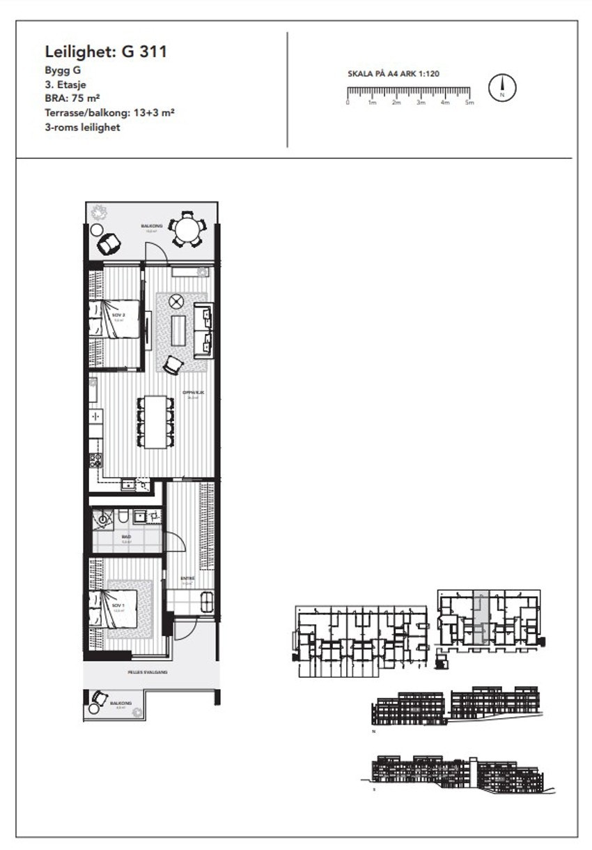 Plantegning leil 311 Galleribilde