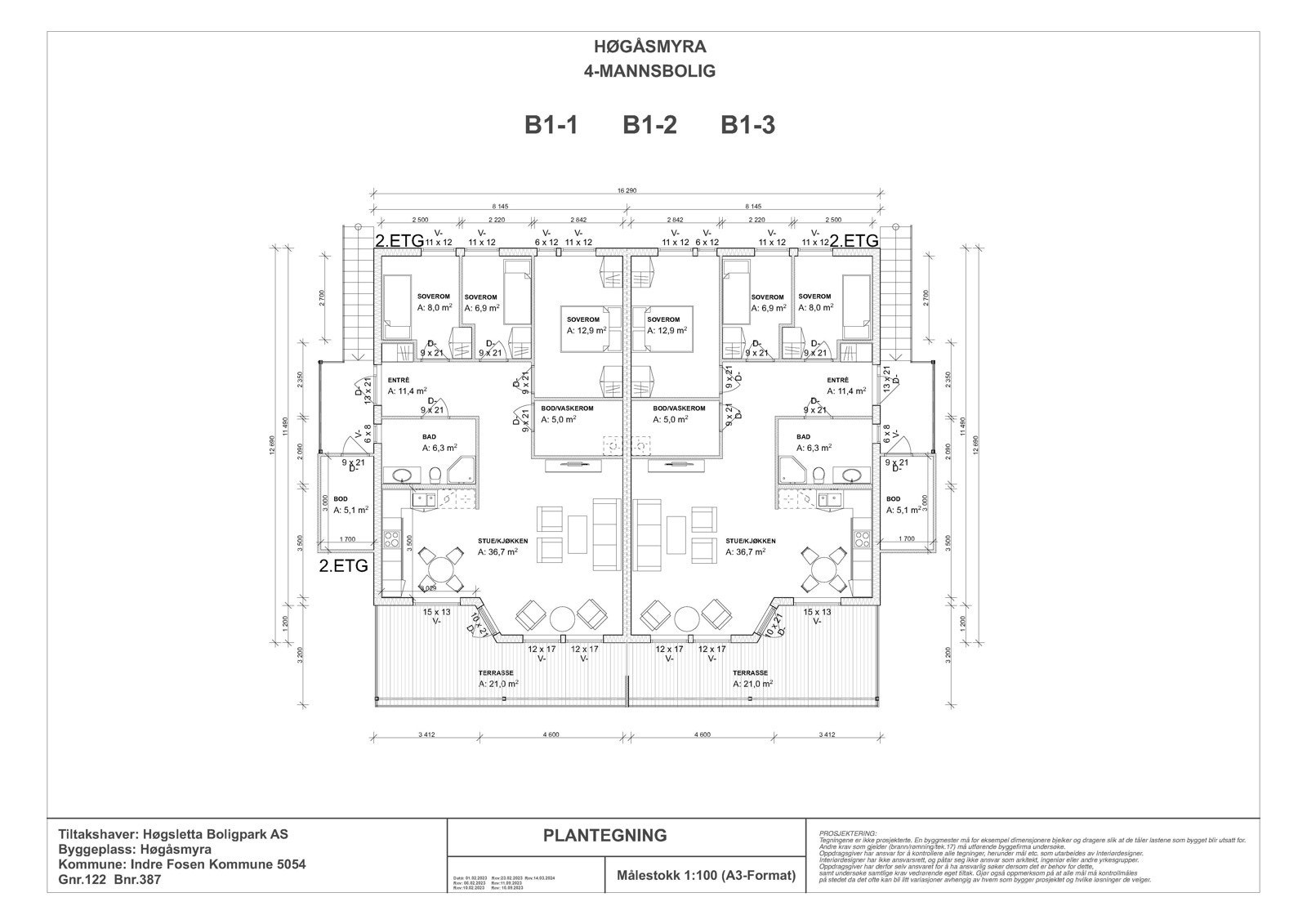 Plantegning 2.etasje Galleribilde