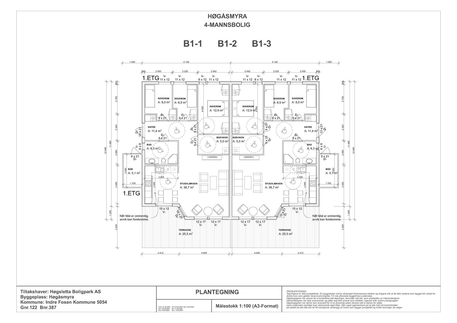 Plantegning 1.etasje Galleribilde