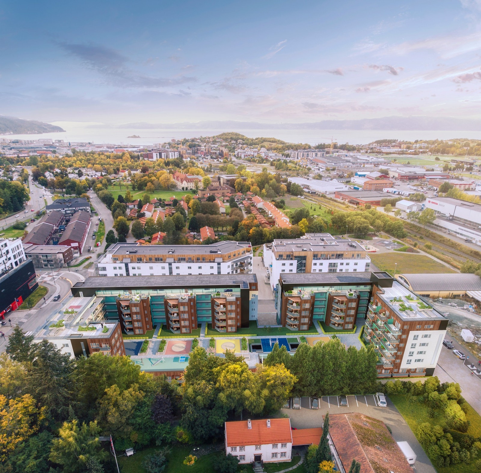 Her bor man svært sentralt på Strindheim med umiddelbar nærhet til både metrobusstopp og Sirkus shopping. Illustrasjon, avvik vil forekomme. Galleribilde