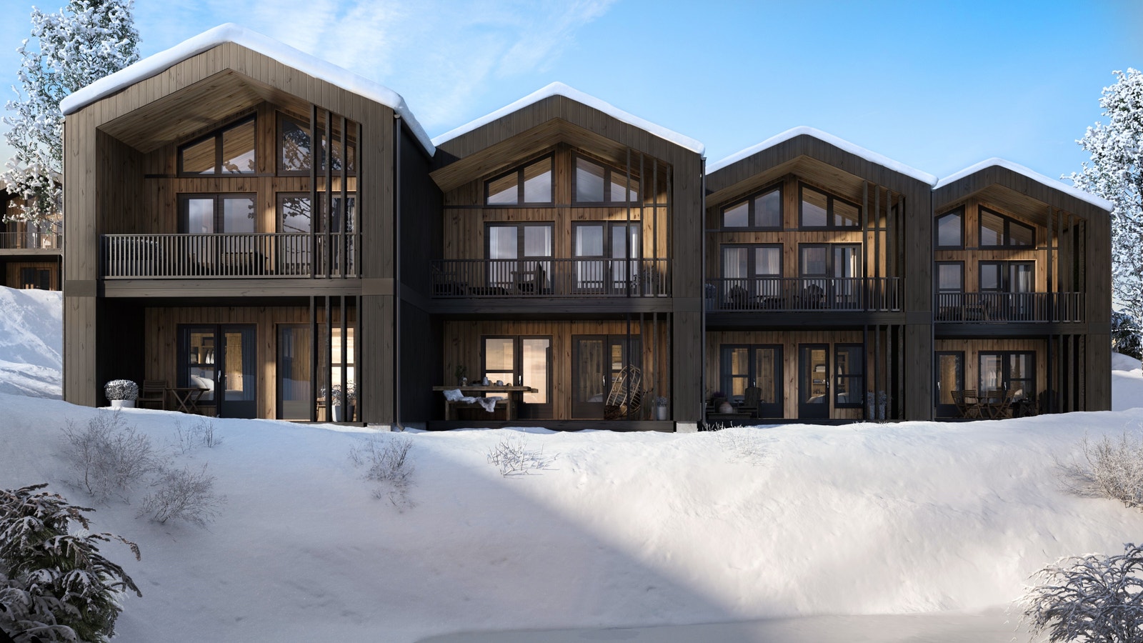 Frigarden - Frigarden - Illustrasjonsbilde FG4 (leilighet 28D, 28C, 28B og 28A) Galleribilde