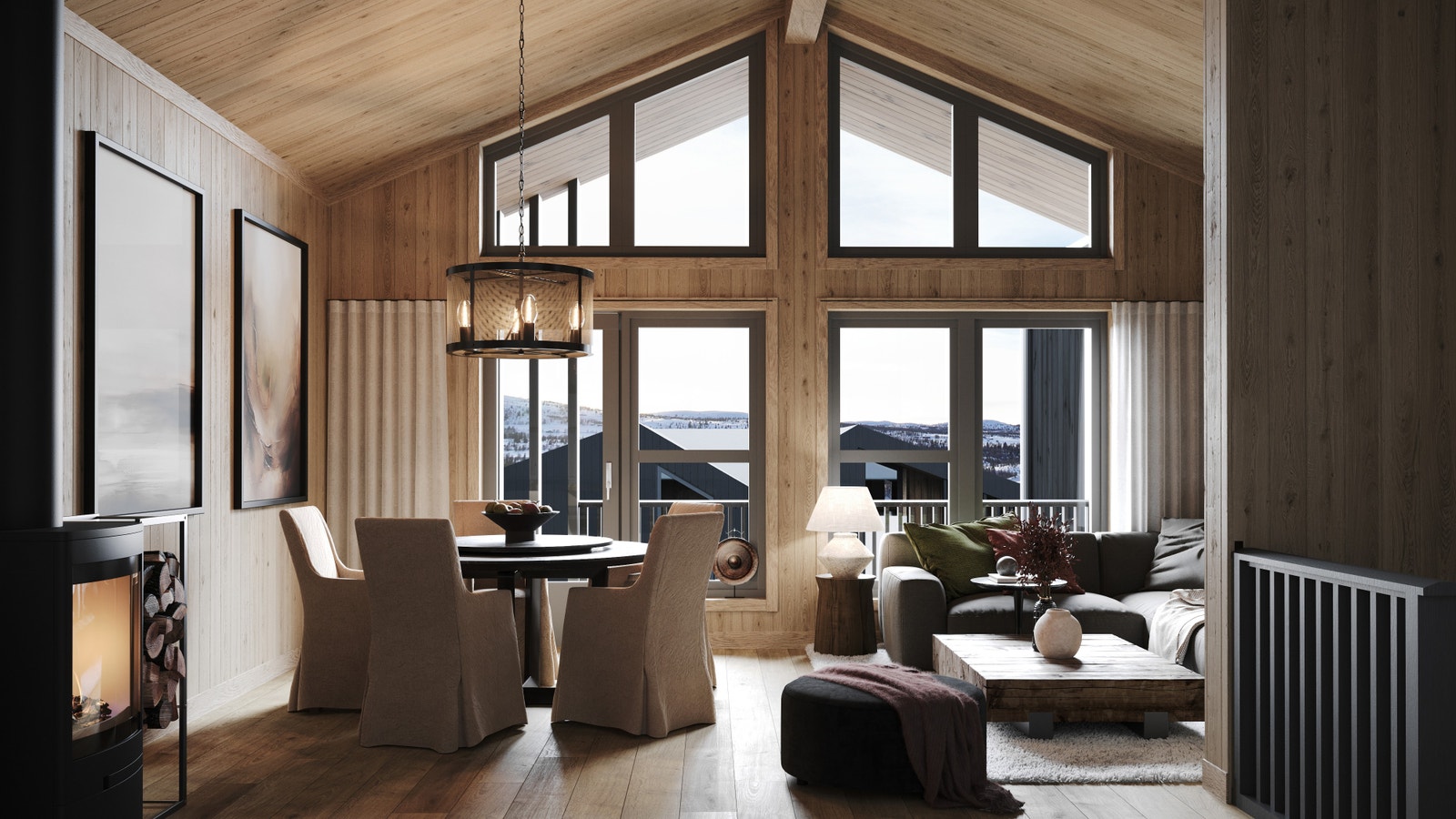 Frigarden - Illustrasjonsbilde stue FG4 Galleribilde