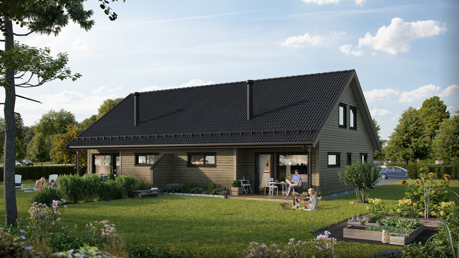 Illustrasjon av bolig - Ospeliveien 2 Galleribilde