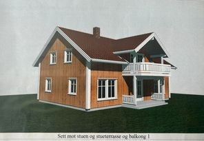 Huset som var planlagt og ble godkjent. Galleribilde