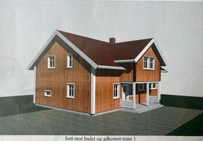 Huset som var planlagt og ble godkjent. Galleribilde