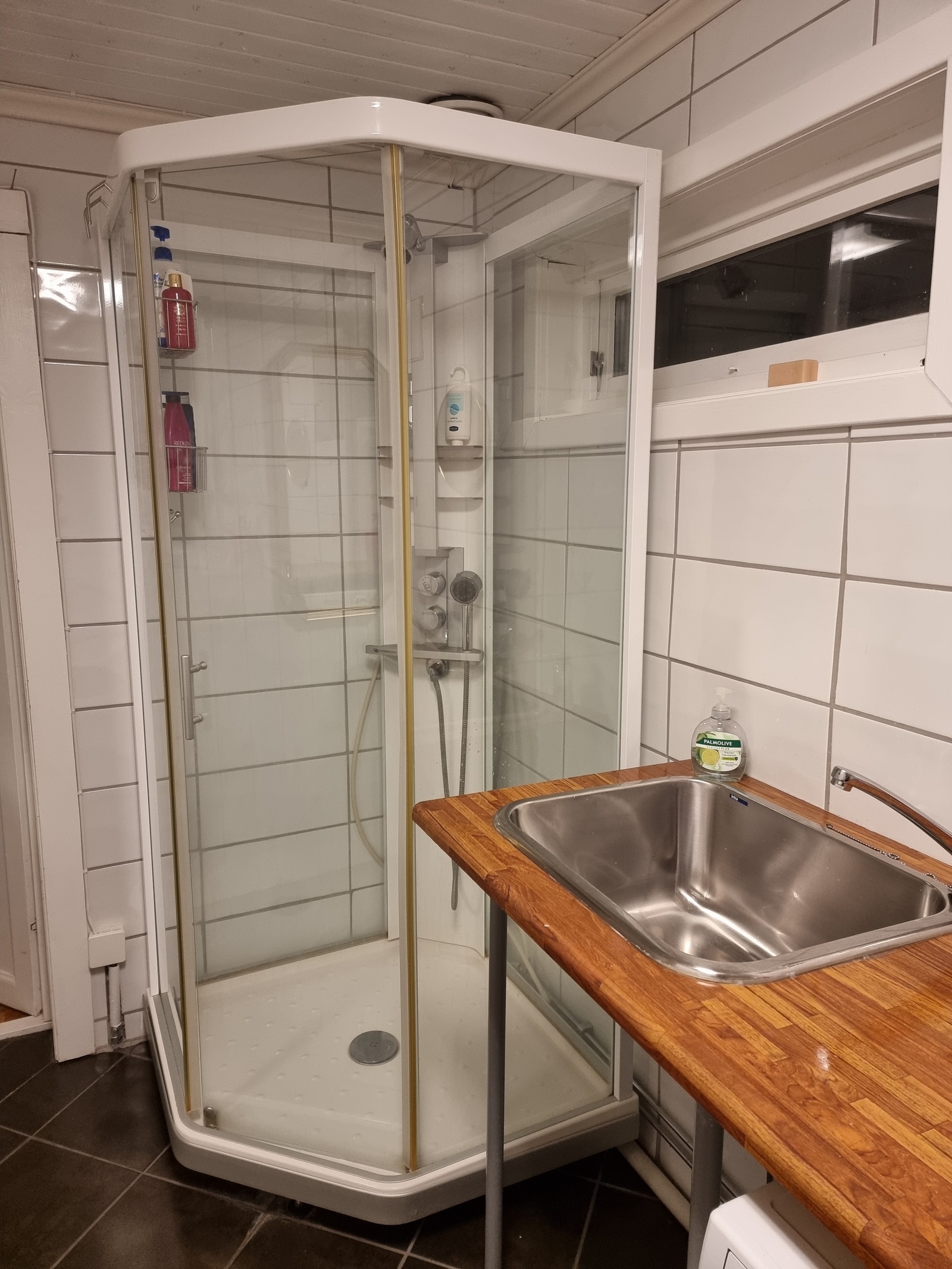 Vaskerom i kjelleren med dusj Galleribilde