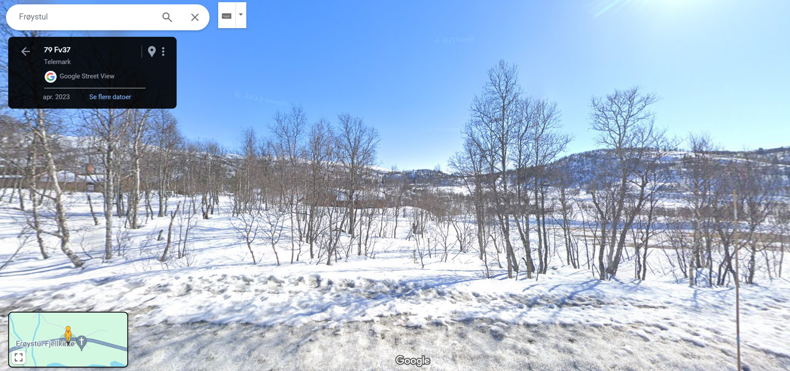 Område sett fra E37 Galleribilde