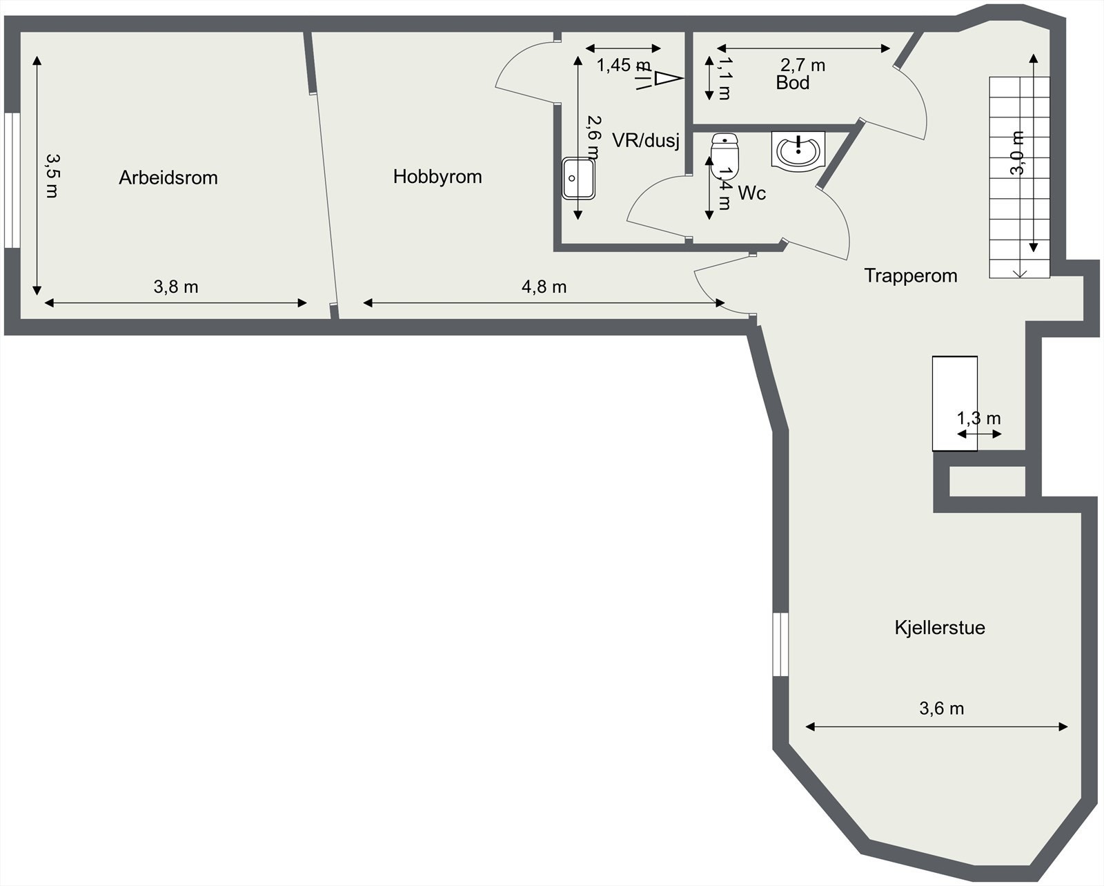 Underetasje Galleribilde