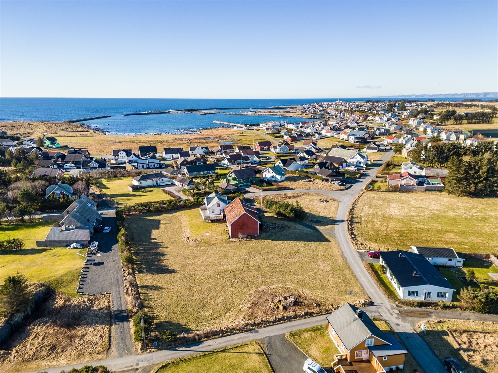 Flate tomter som ansees å være lett å opparbeide. Galleribilde