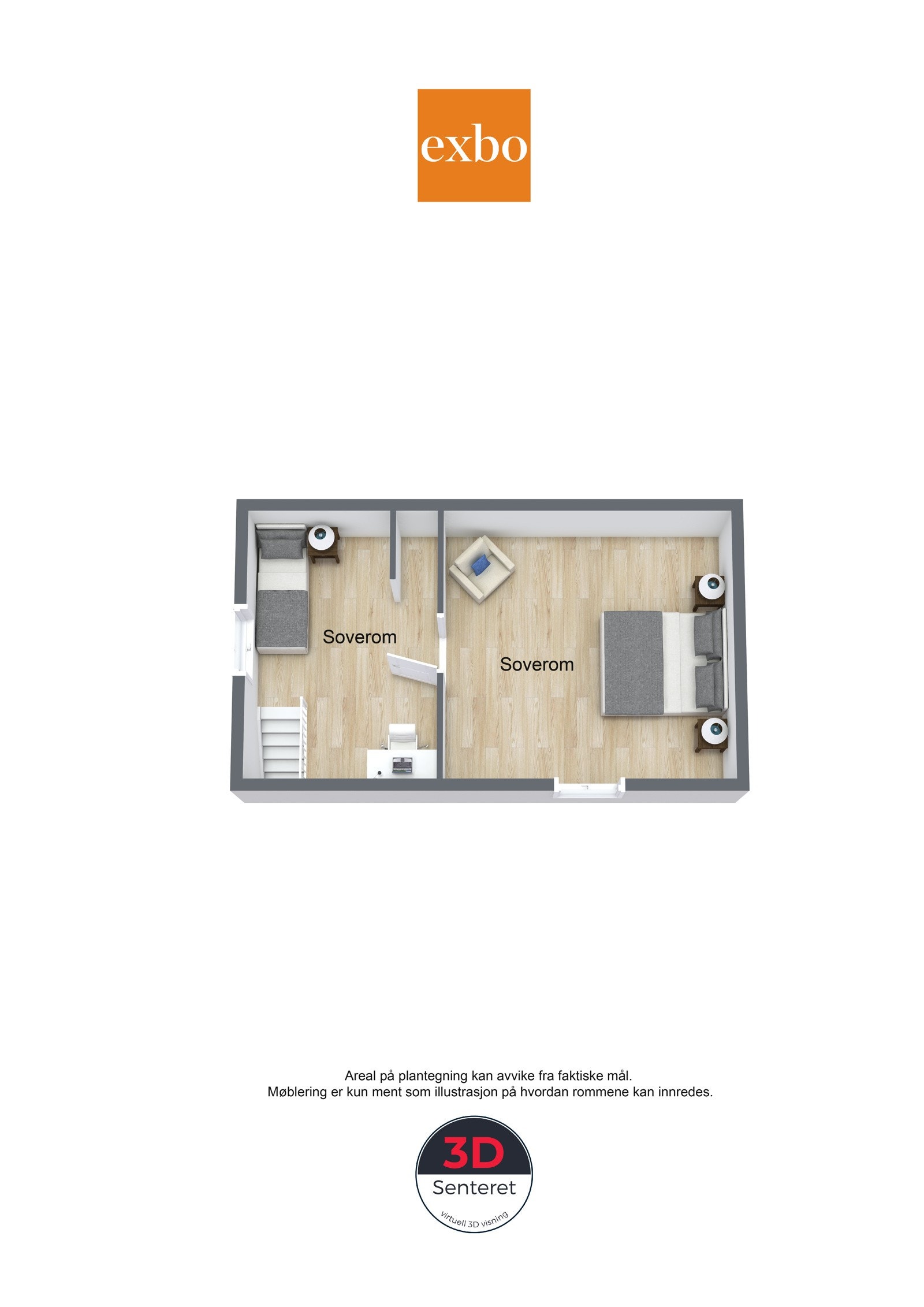 Plantegning loft. Galleribilde