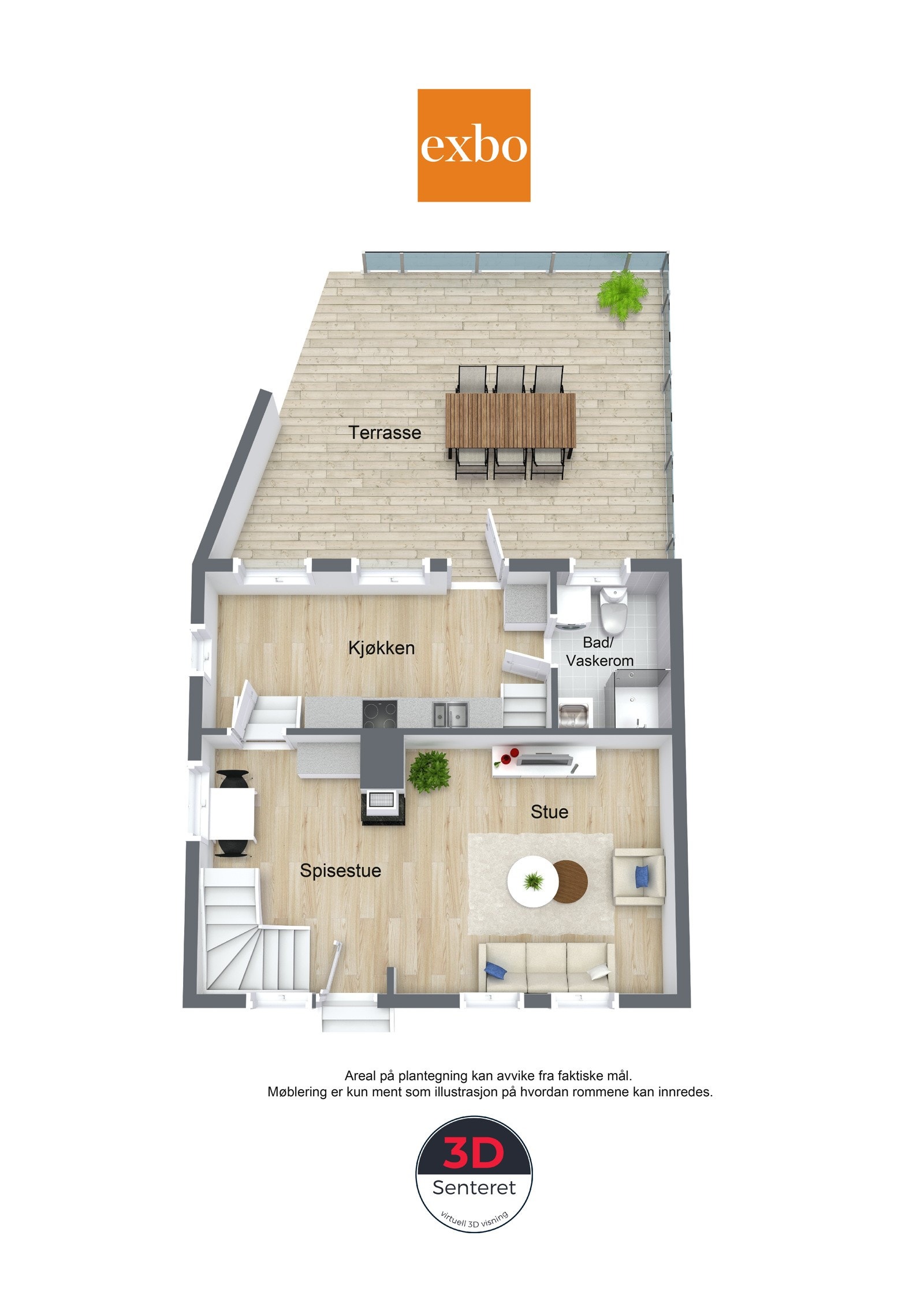 Plantegning 1.etasje. Galleribilde