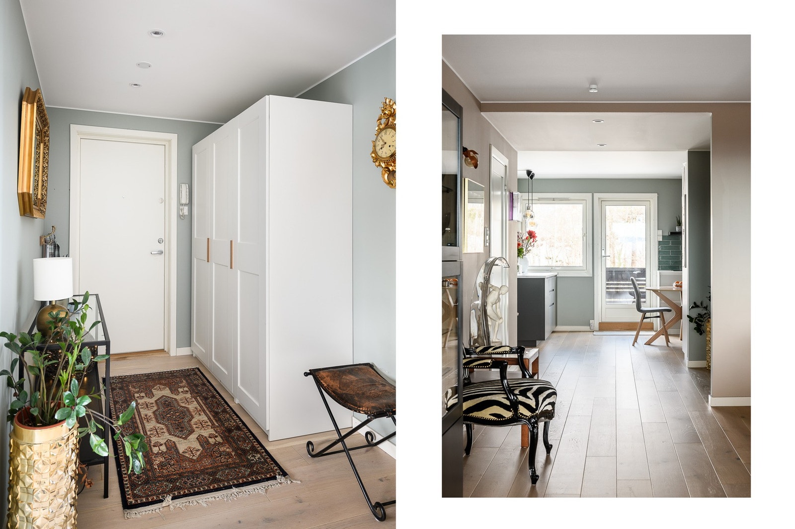 Entré med gode lysforhold og smart innredning. Galleribilde