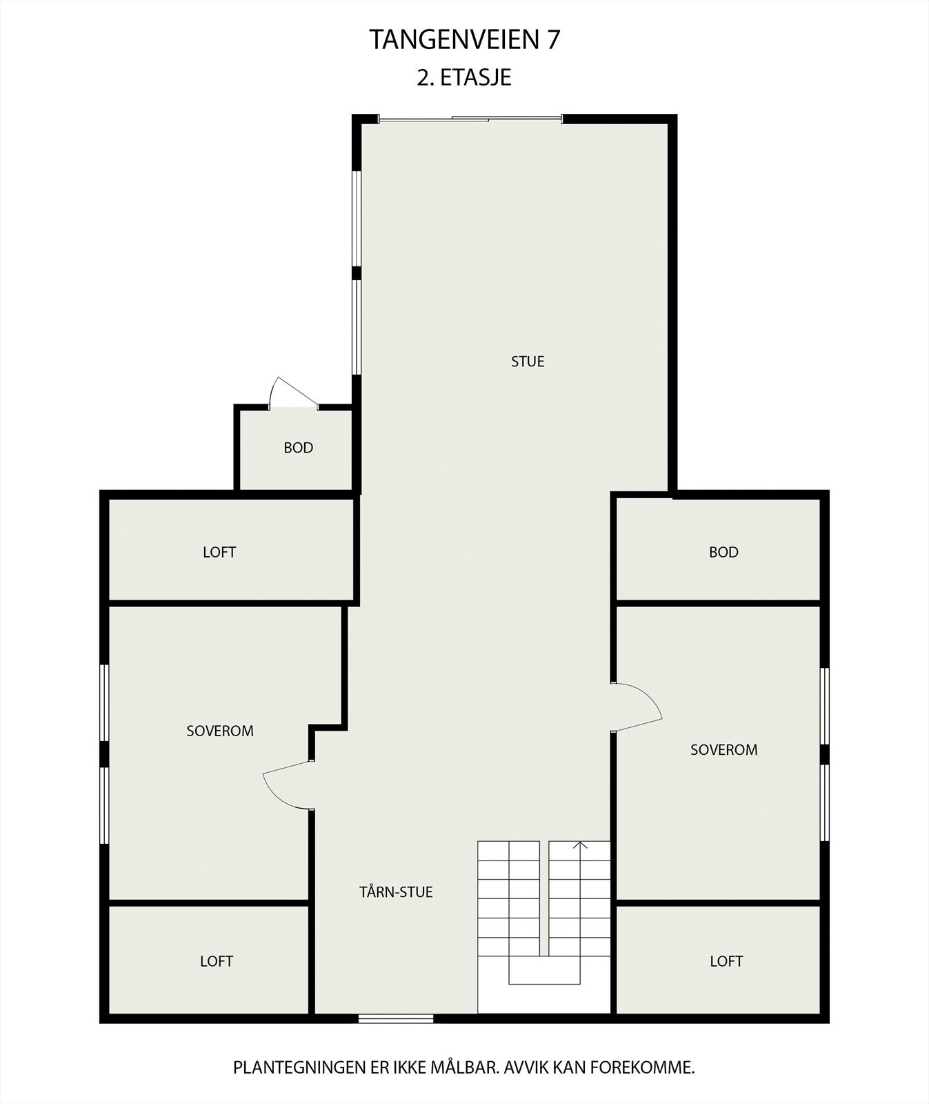 Plantegning: 2. etasje. Galleribilde